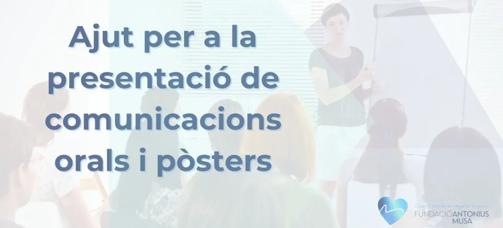 DESTACADA Ajut per a la presentacio comunicacions i posters